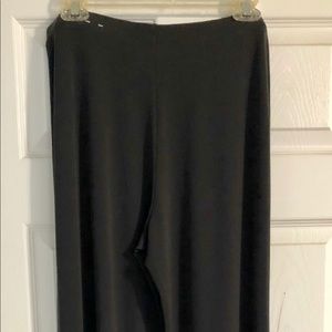 grey flowy and stretchy dress pants